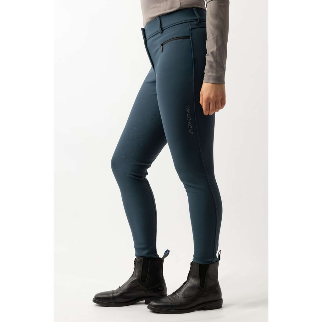 BR Legging d'Équitation Liana Full Grip Dames Stratified Sea