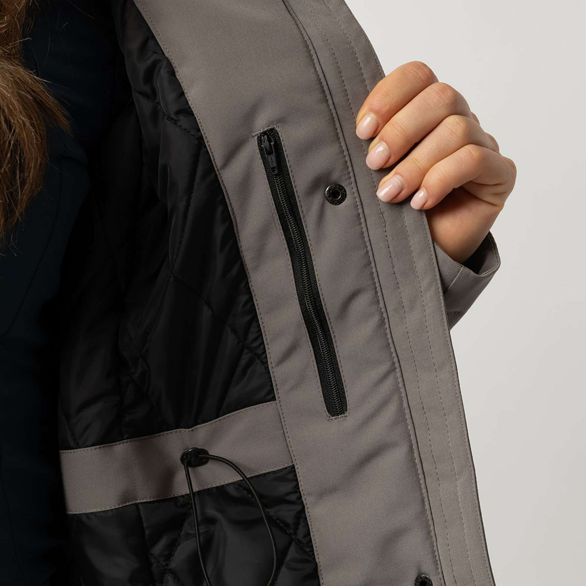 BR Veste Longue Laila Femme Pyrite