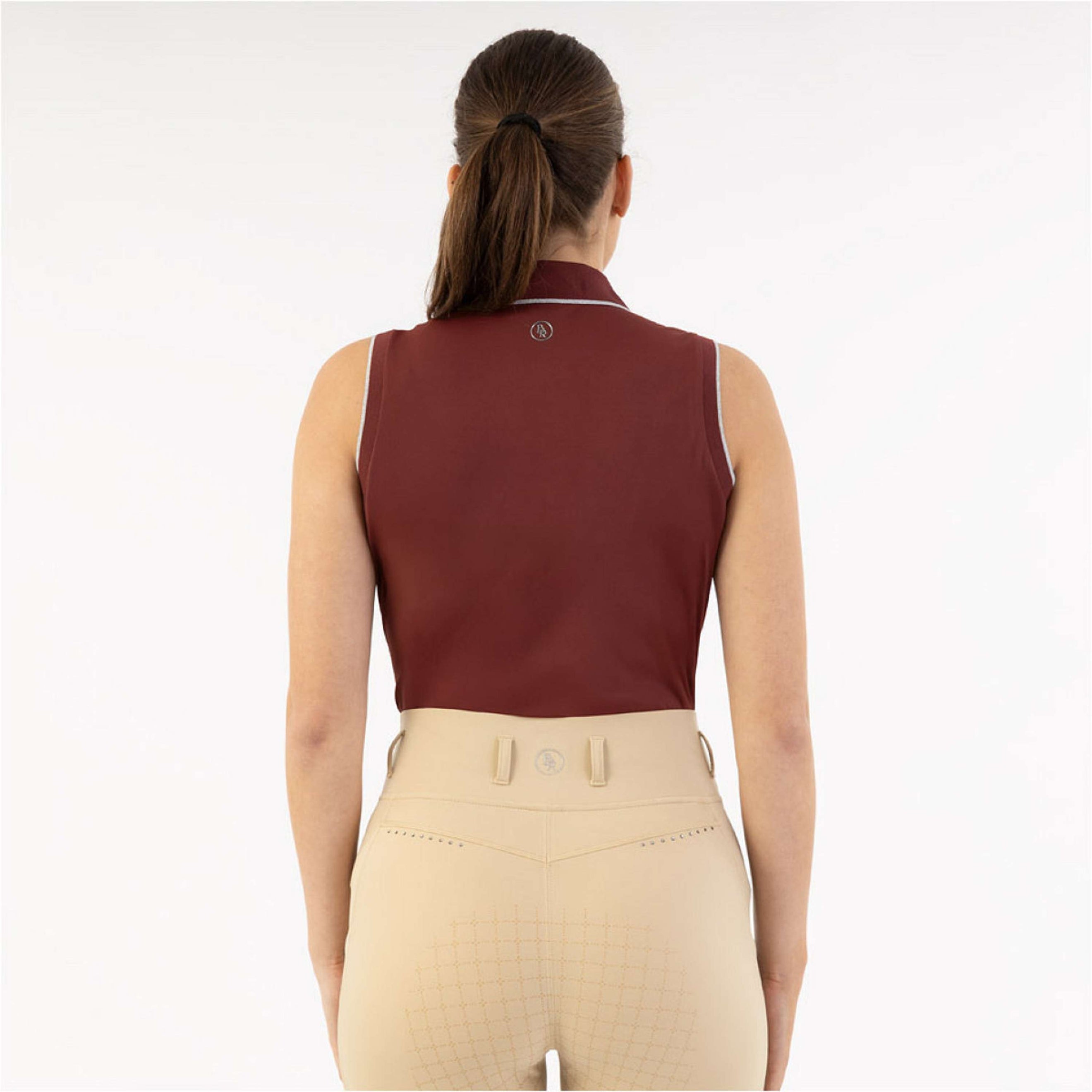 BR Polo Kiki Sans Manche New Maroon BR Polo Kiki Sans Manche New Maroon
