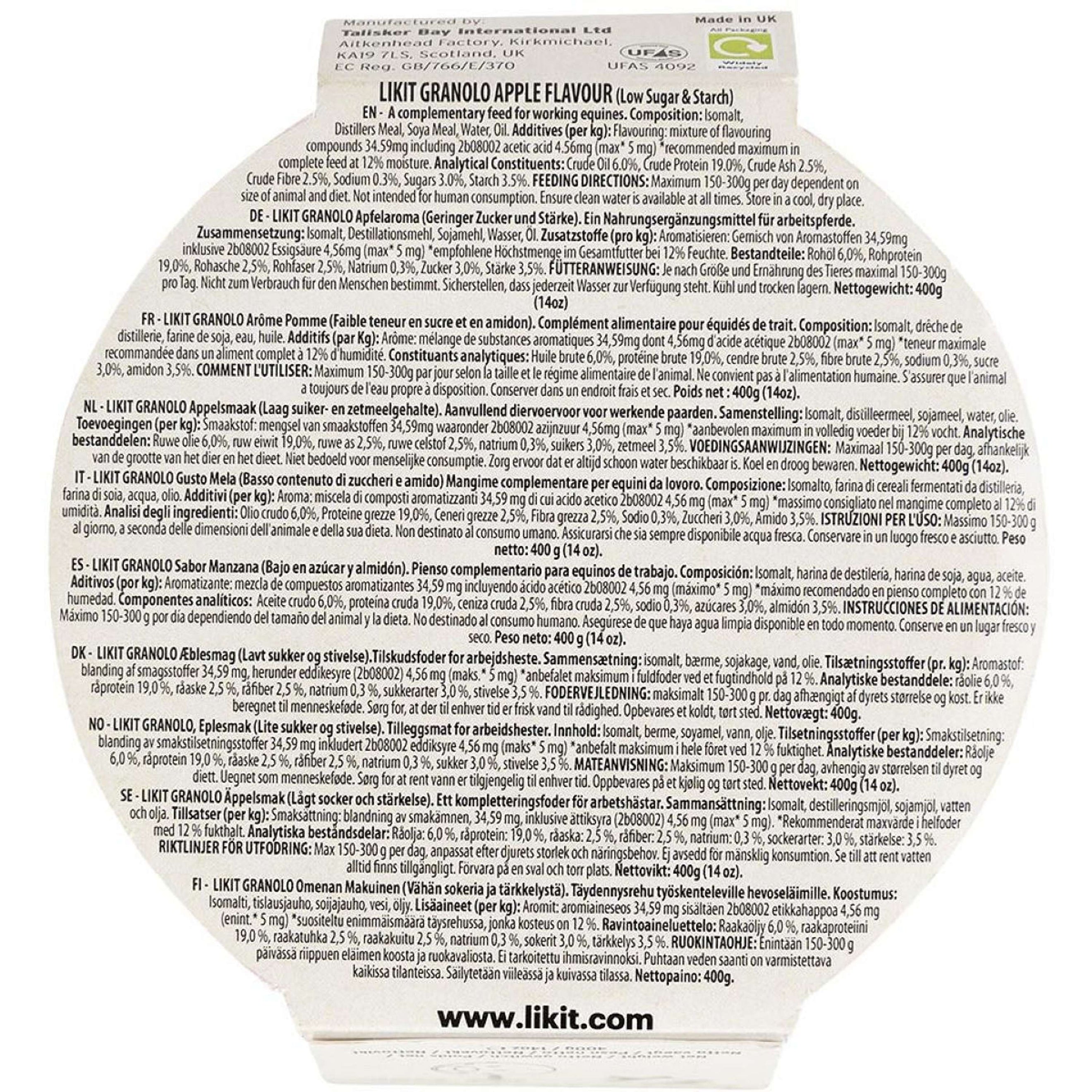 Likit Lickstone Round GranoLo Apple Likit Lickstone Round GranoLo Apple