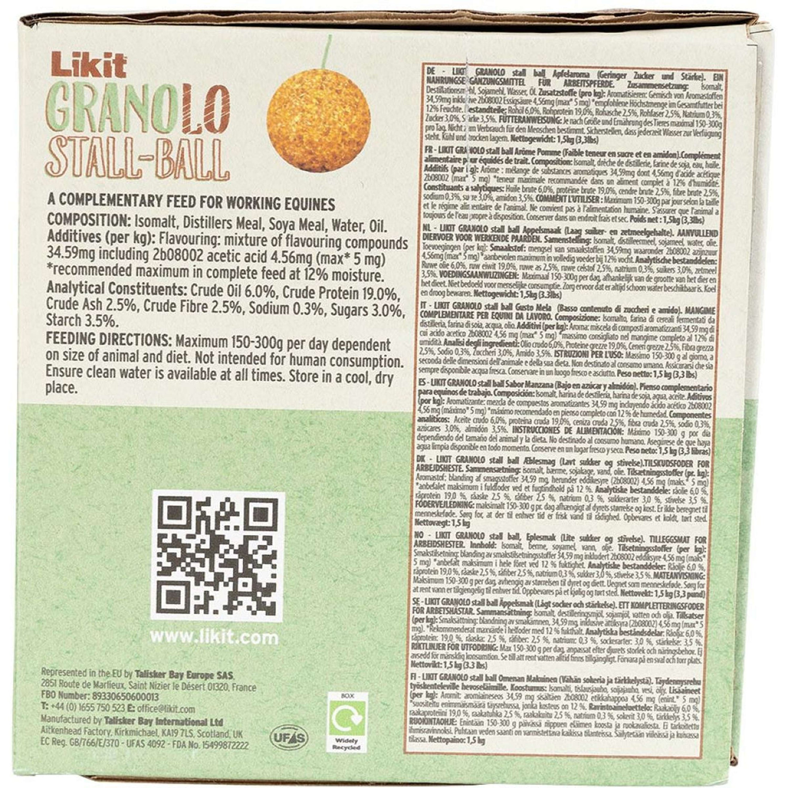 Likit Boule Stable GranoLo Likit Boule Stable GranoLo
