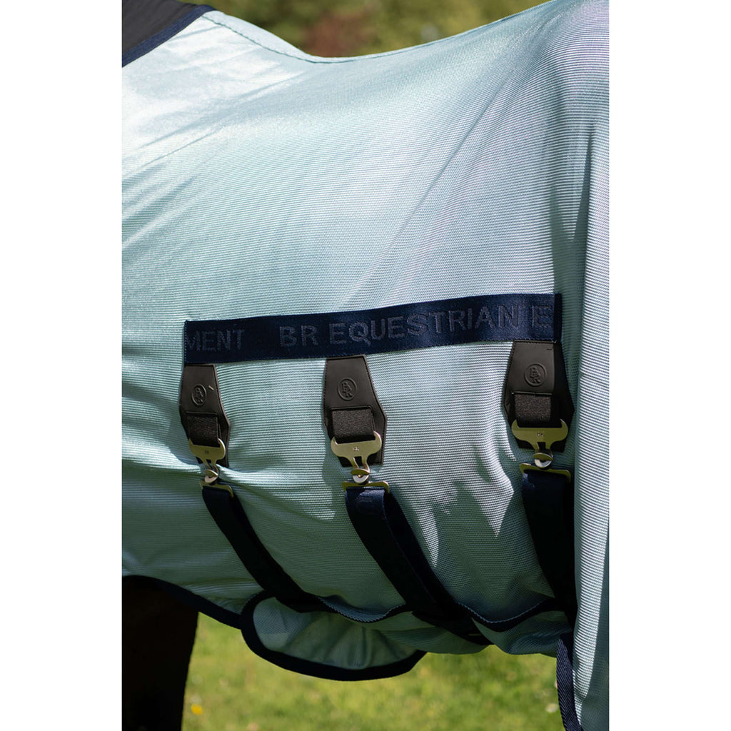BR Couverture Anti-Mouches SS26 avec Cou Fixe Tourmaline