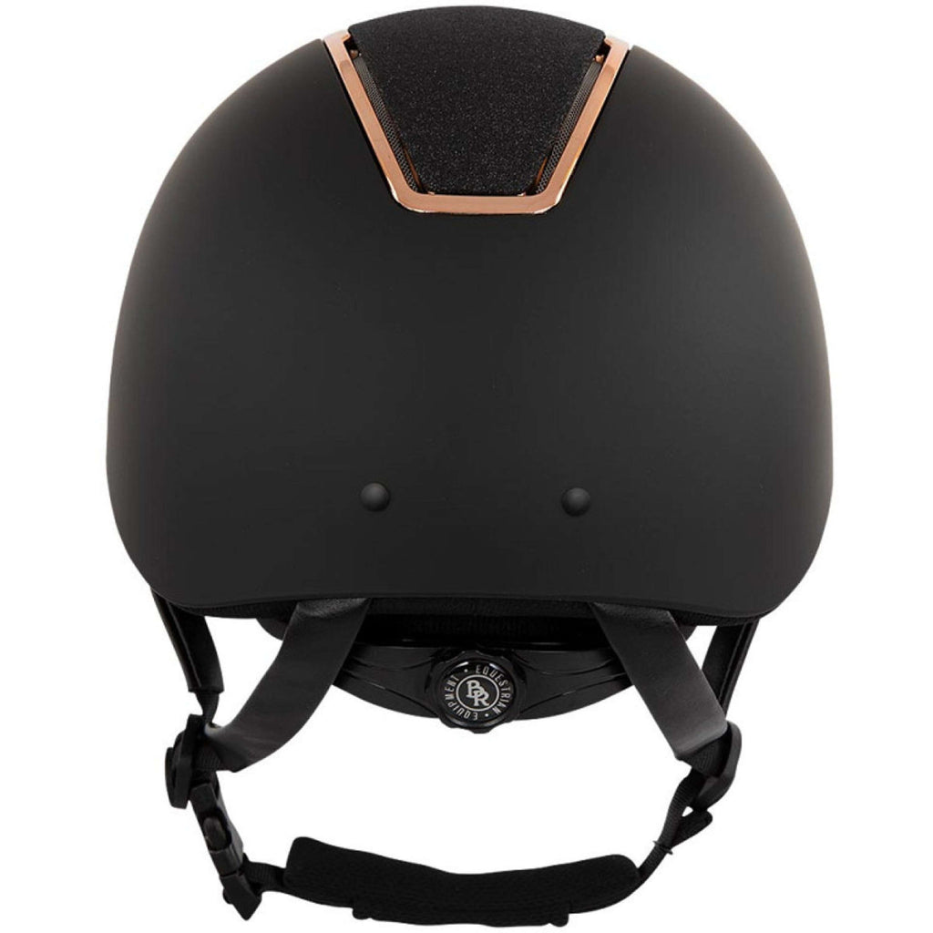 BR Bombe d’Équitation Omega Painted Glitter noir/Rose