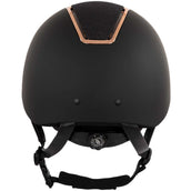 BR Bombe d’Équitation Omega Painted Glitter noir/Rose