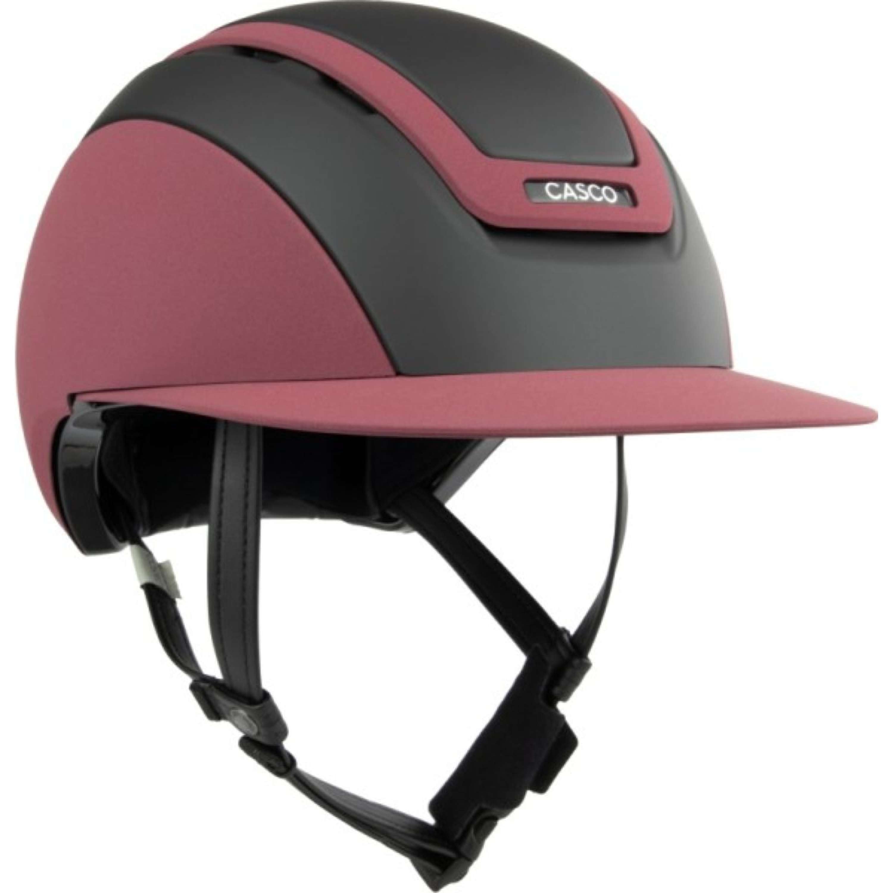 Casco Bombe Elite Zwart/Wijnrood