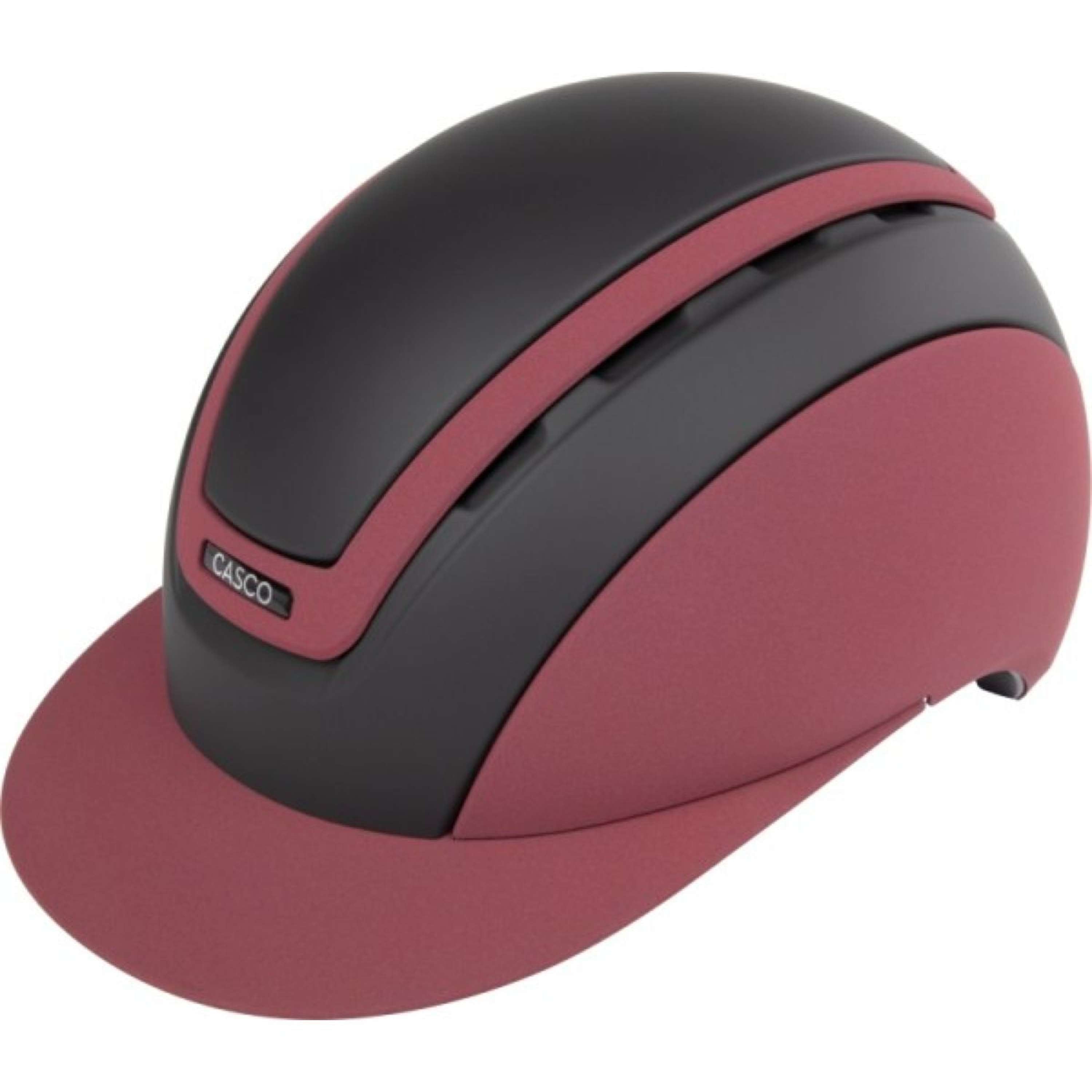 Casco Bombe Elite Zwart/Wijnrood