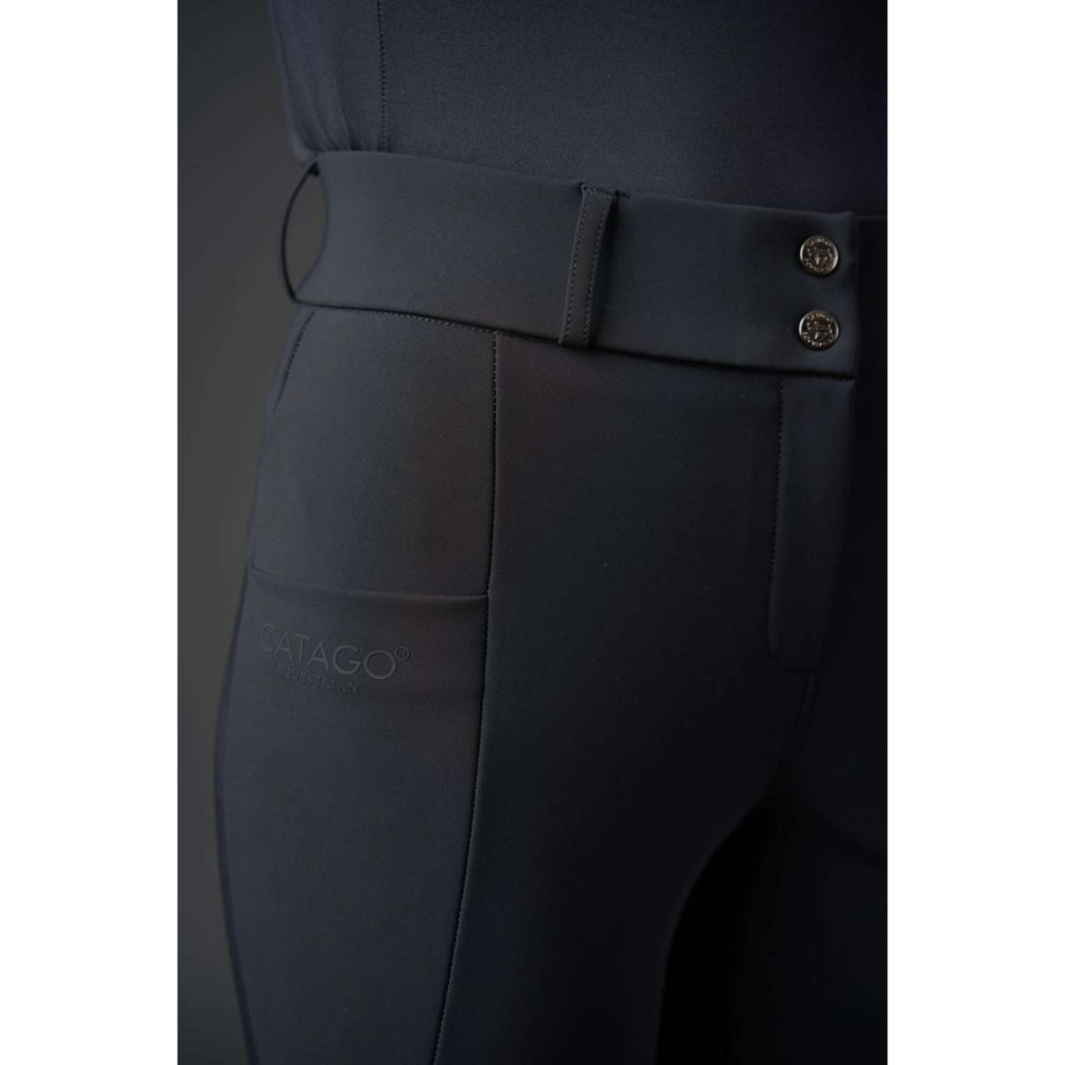 Catago Culottes Chauffantes Heated Full Grip Noir