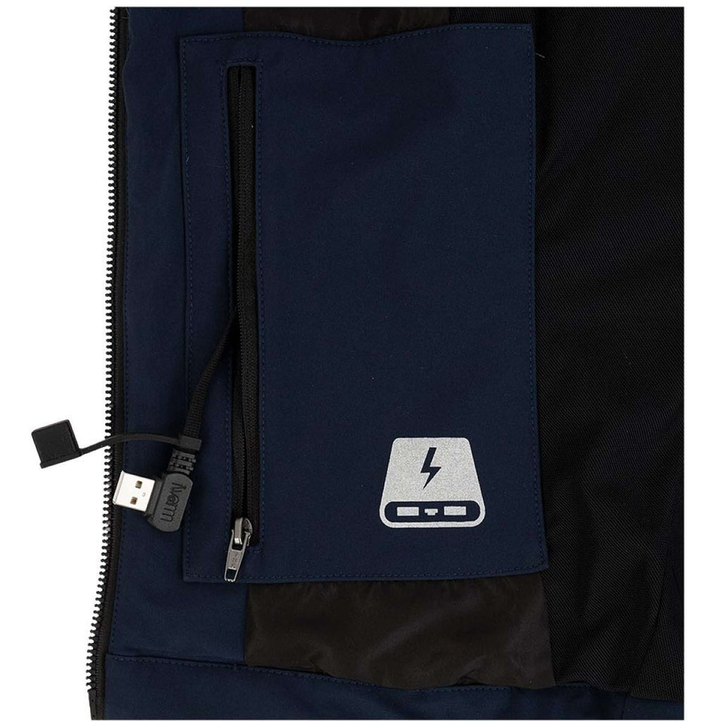 WHIS Chauffe-corps Chauffant Softshell Coach Marin foncé