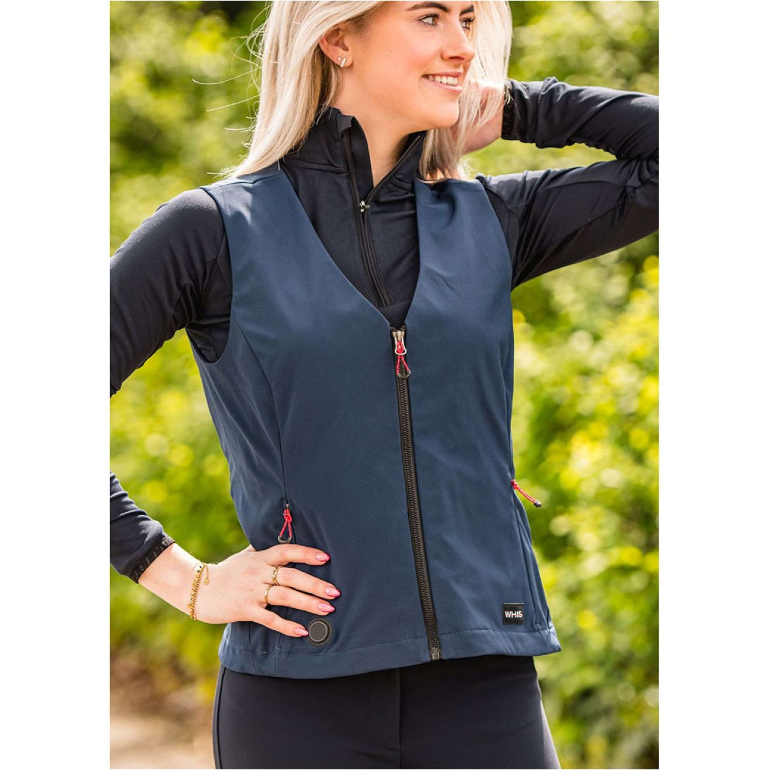 WHIS Chauffe-corps Chauffant Softshell Coach Marin foncé