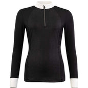 BR T-shirt de Concours Maglie Femme Noir