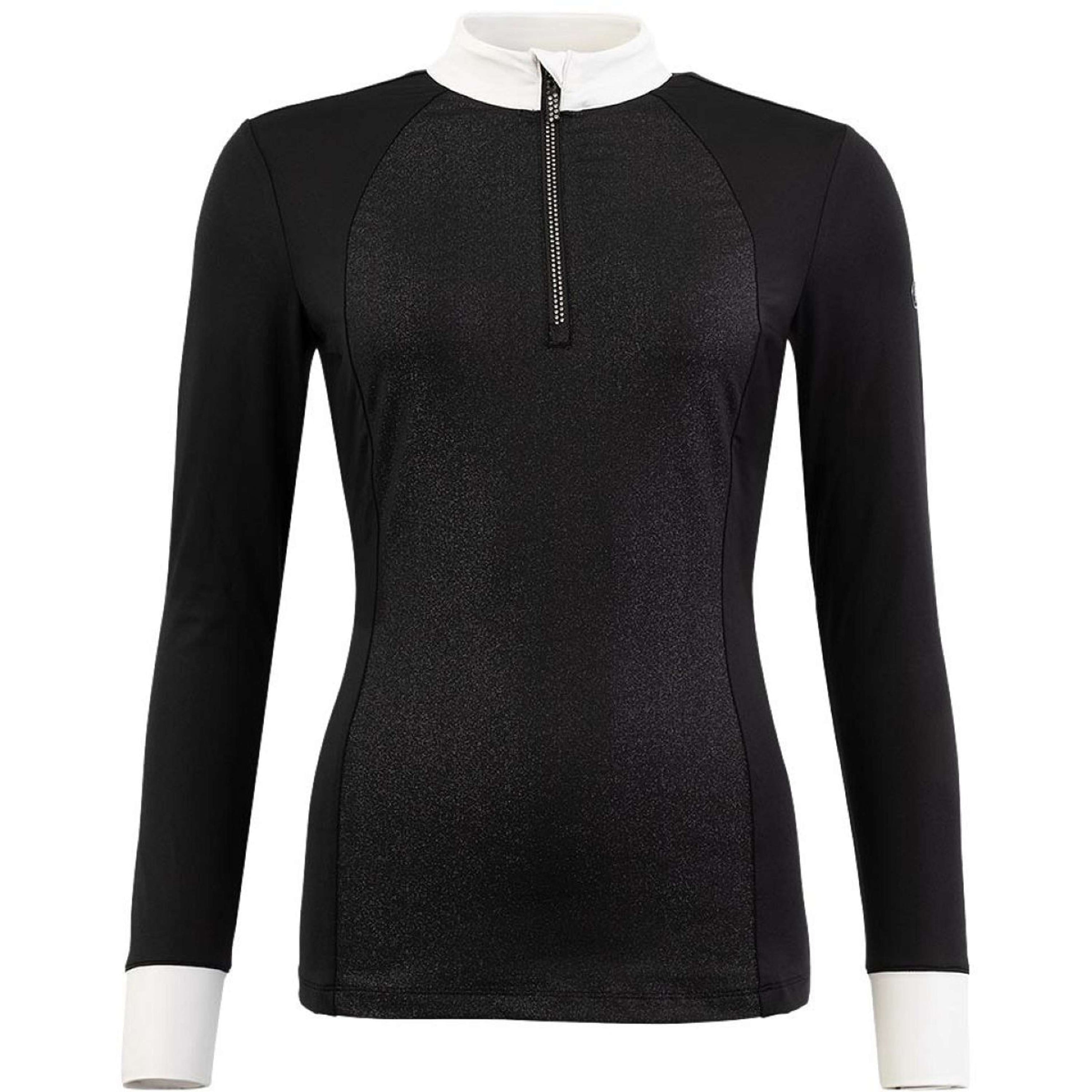 BR T-shirt de Concours Maglie Femme Noir