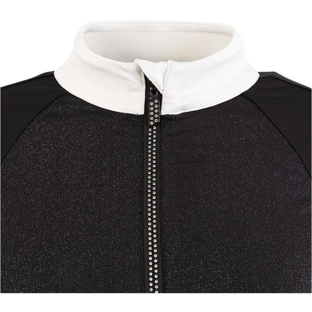 BR T-shirt de Concours Maglie Femme Noir