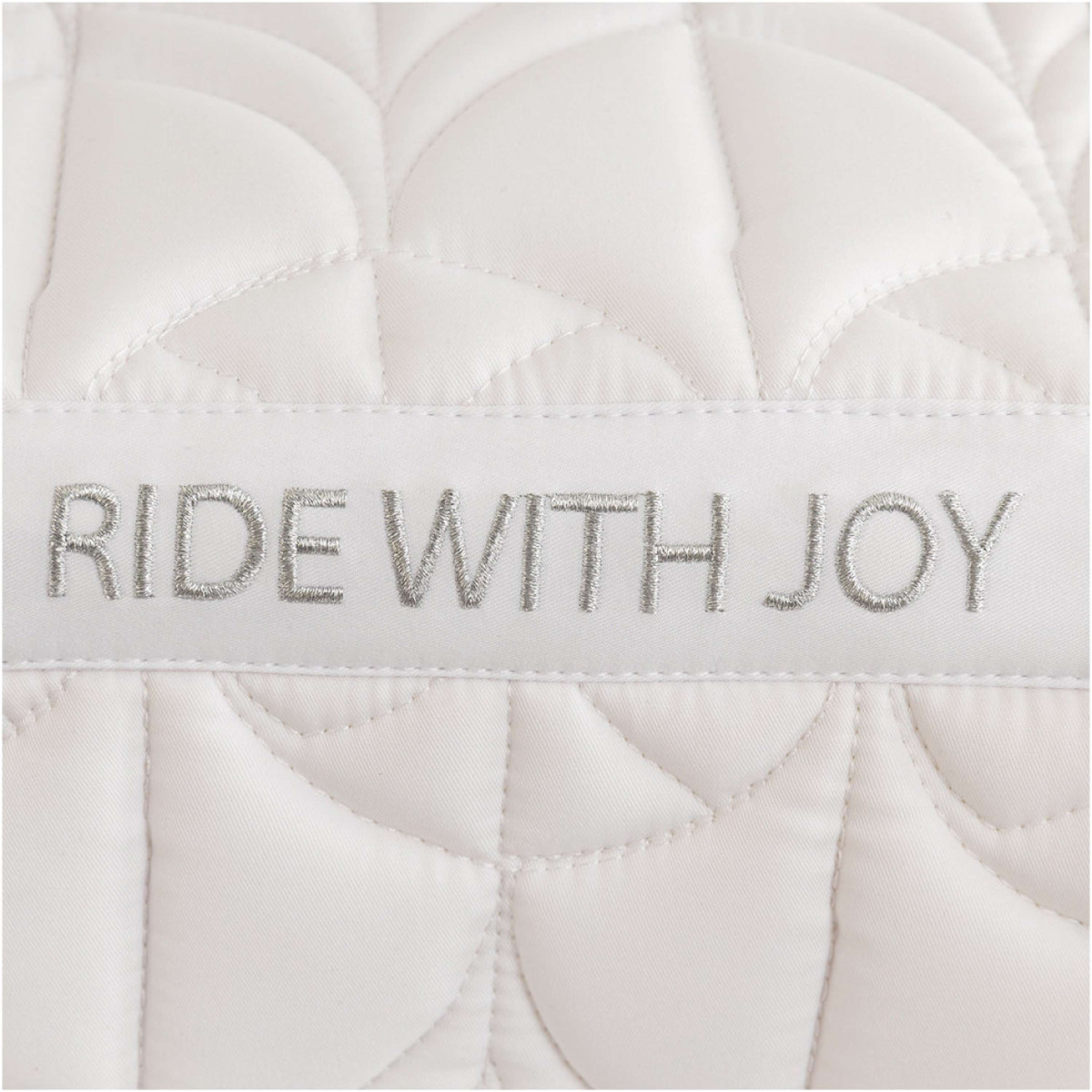 BR Tapis de Selle Birmingham C-Wear de Saut Blanc