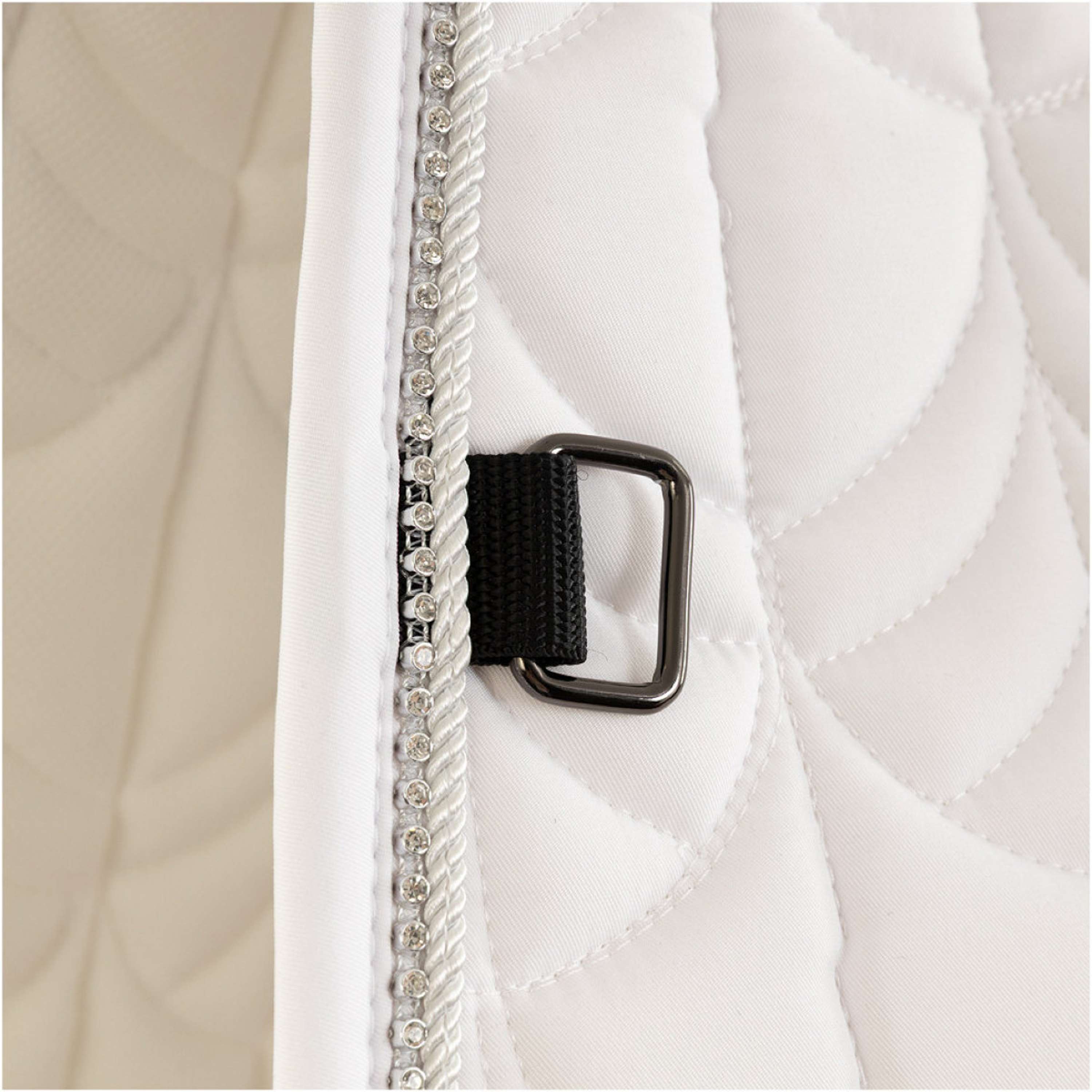 BR Tapis de Selle Birmingham C-Wear Dressage Blanc