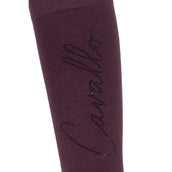 Cavallo Chaussettes d'Équitation CavalSelma Dusty Plum