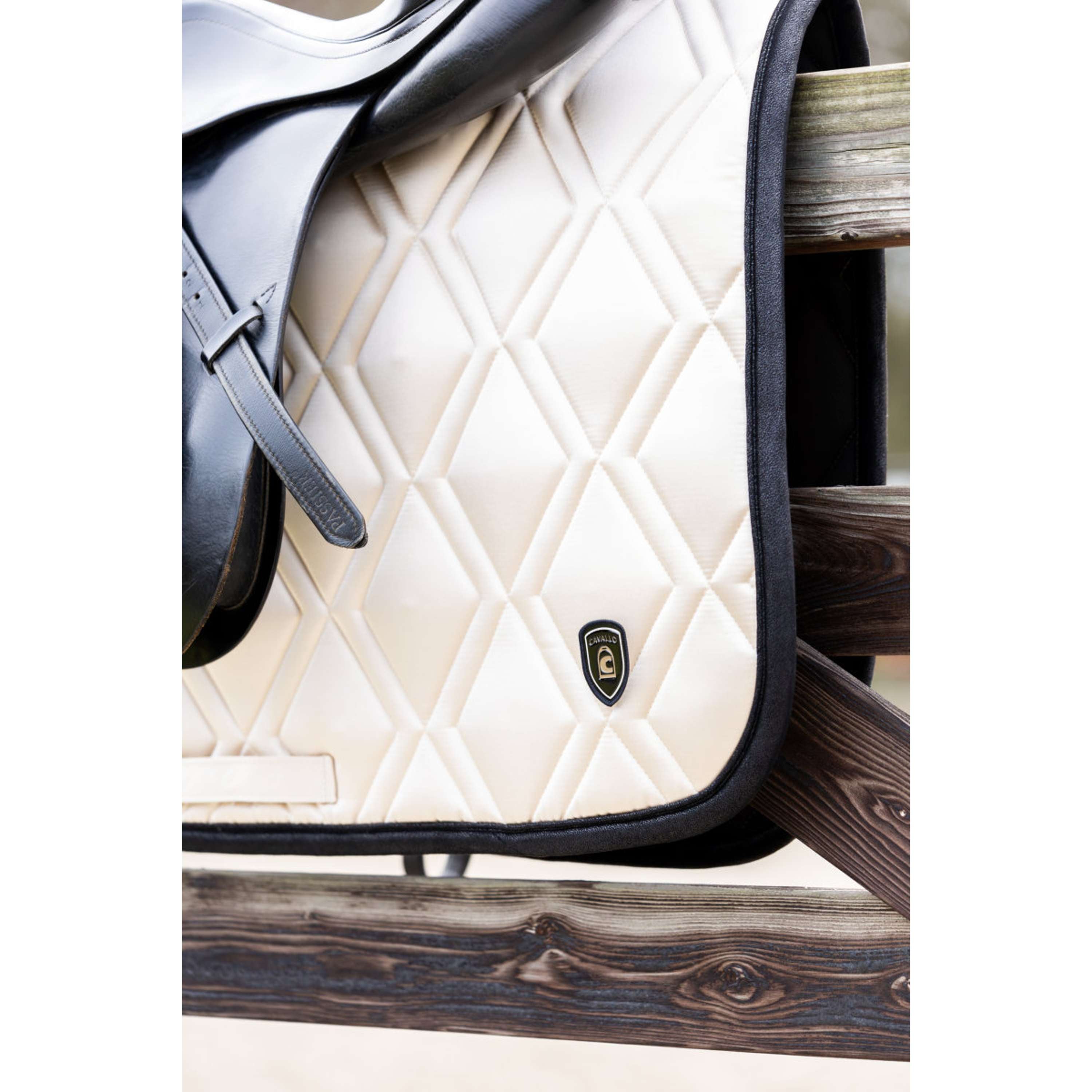Cavallo Tapis de Selle Cavallune Dressage Vanille