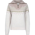 Cavallo Pullover Cavalleara avec Fermeture Éclair Vanille