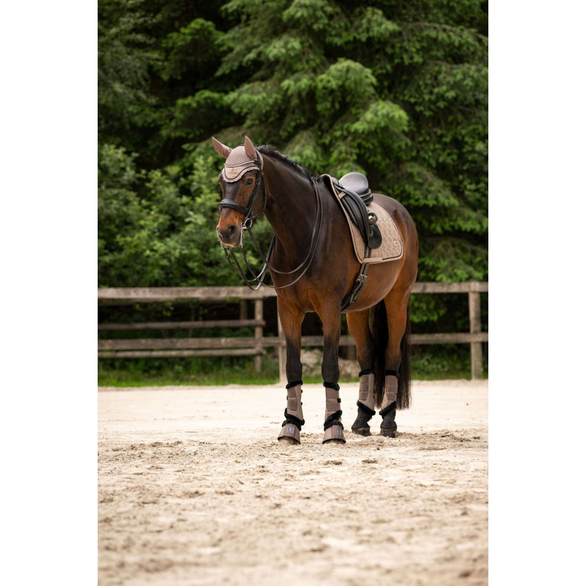 Cavallo Bonnet Anti-Mouches CavalPerla Mocha Latte