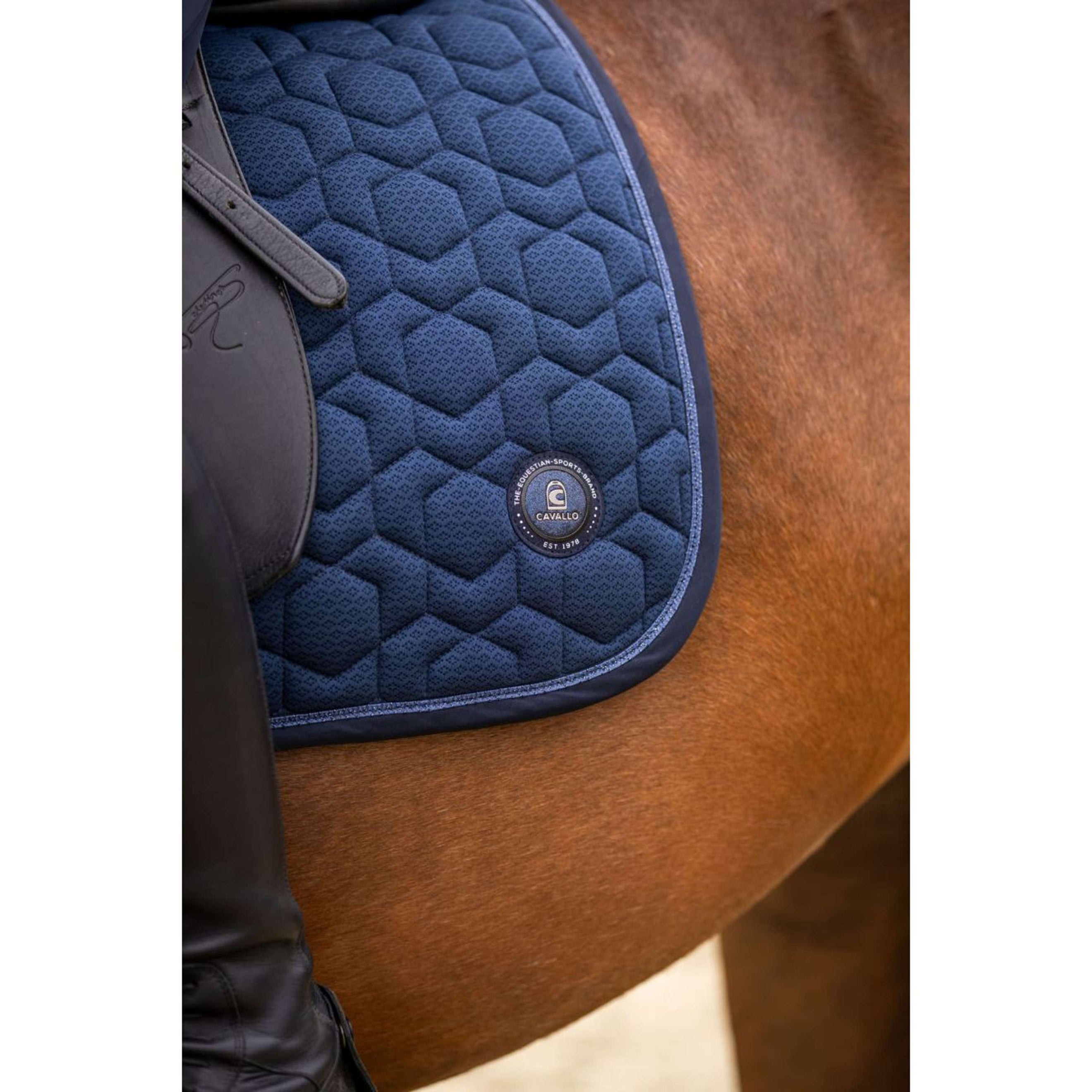 Cavallo Tapis de Selle CavalPolina Dressage Bleu foncé Cavallo Tapis de Selle CavalPolina Dressage Bleu foncé