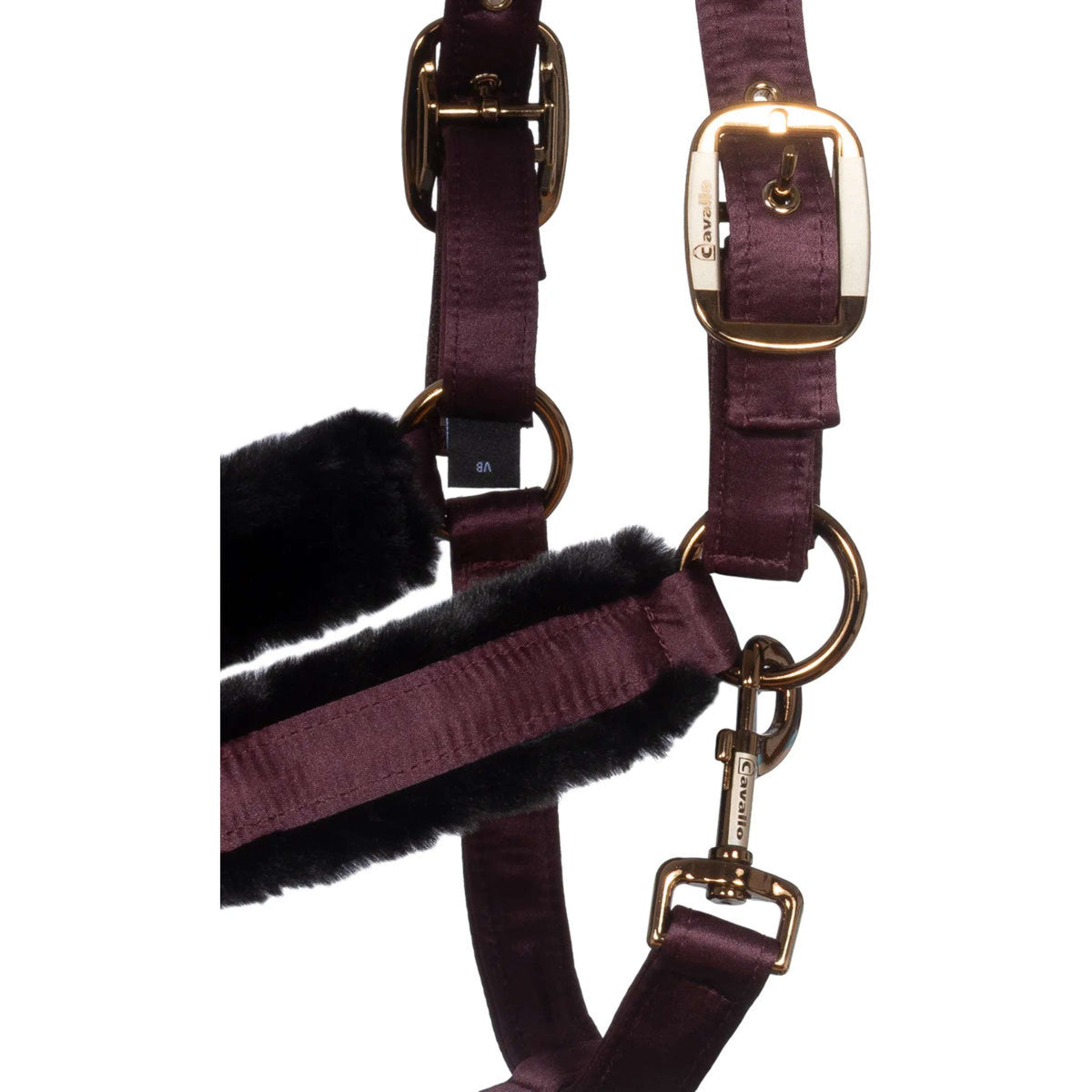 Cavallo Licol CavalJero avec Fourrure Dusty Plum