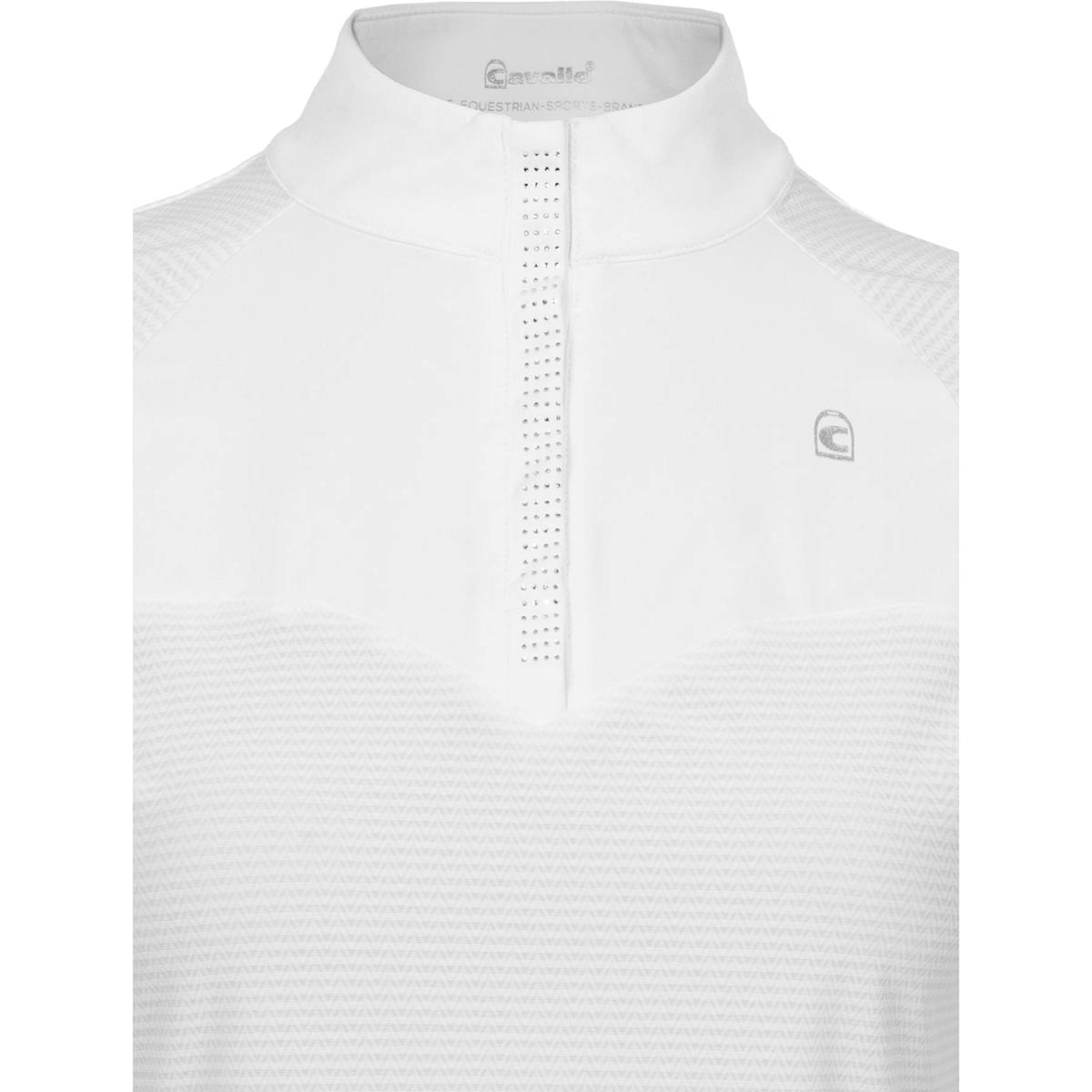 Cavallo T-shirt de Concours CavalBrisa Blanc
