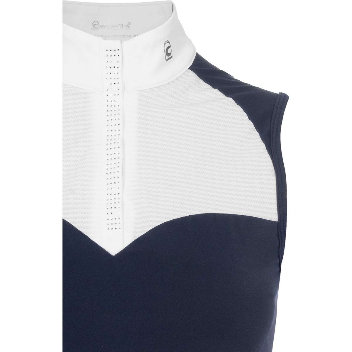 Cavallo T-shirt de Concours CavalBaila Sans Manche Bleu foncé