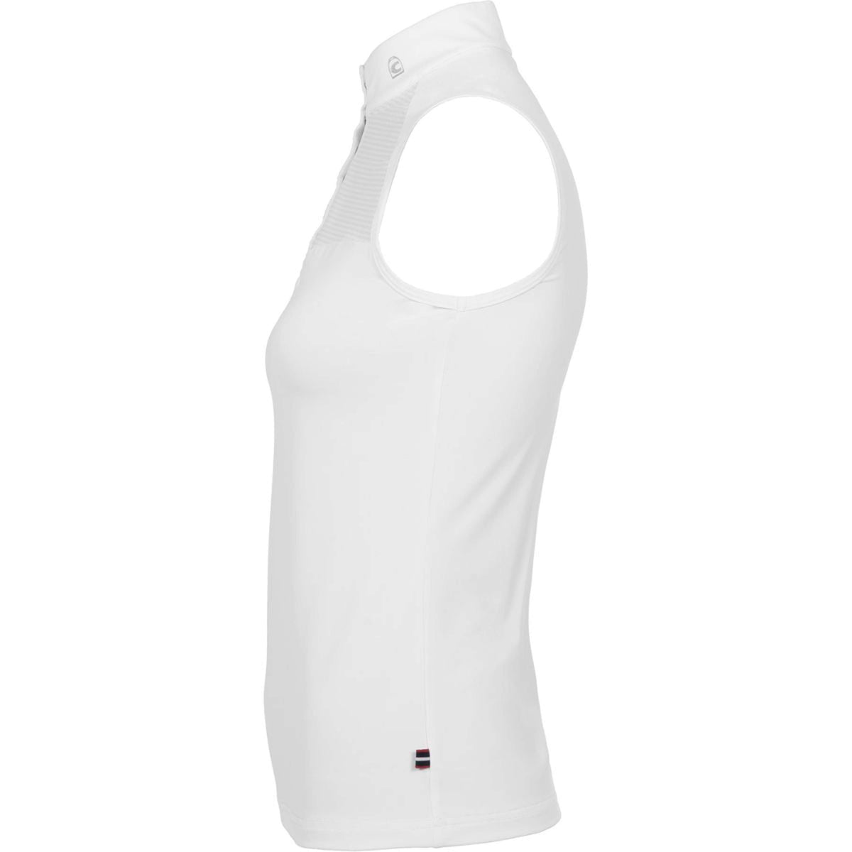 Cavallo T-shirt de Concours CavalBaila Sans Manche Blanc