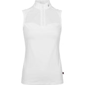 Cavallo T-shirt de Concours CavalBaila Sans Manche Blanc
