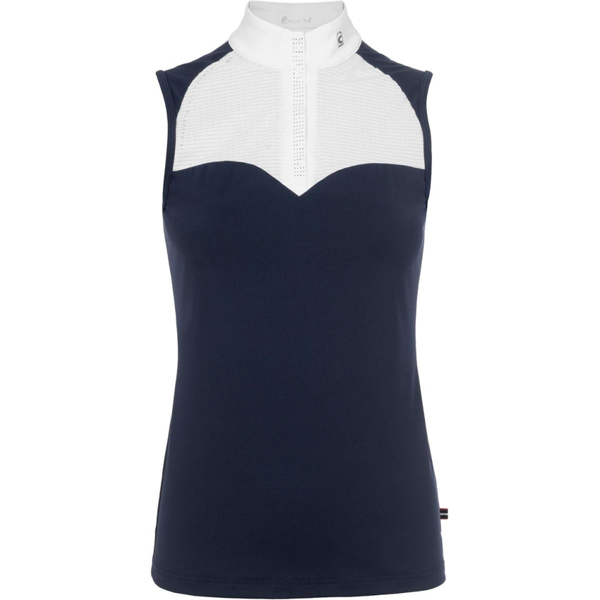 Cavallo T-shirt de Concours CavalBaila Sans Manche Bleu foncé Cavallo T-shirt de Concours CavalBaila Sans Manche Bleu foncé