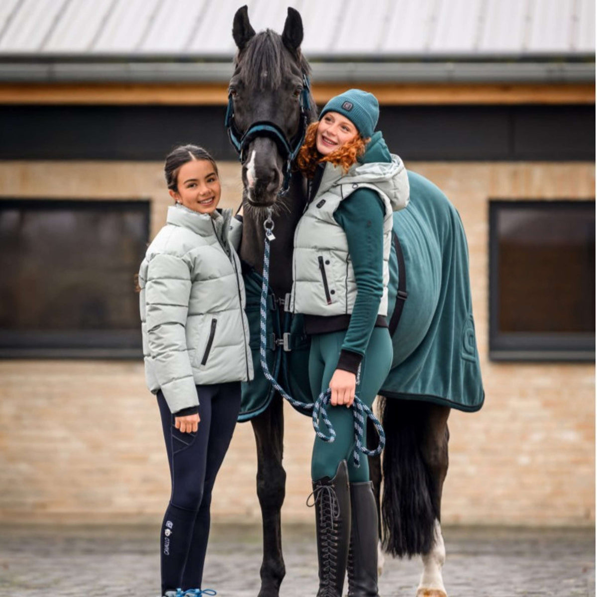 Cavallo Corde pour Licol CavalJace avec Mousqueton Dark Peacock