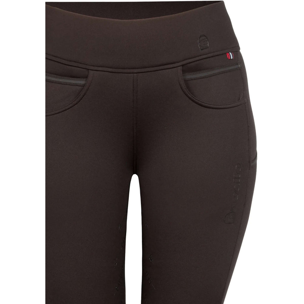 Cavallo Legging d'Équitation CavalLiz Grip Rl Full Grip Café Noir