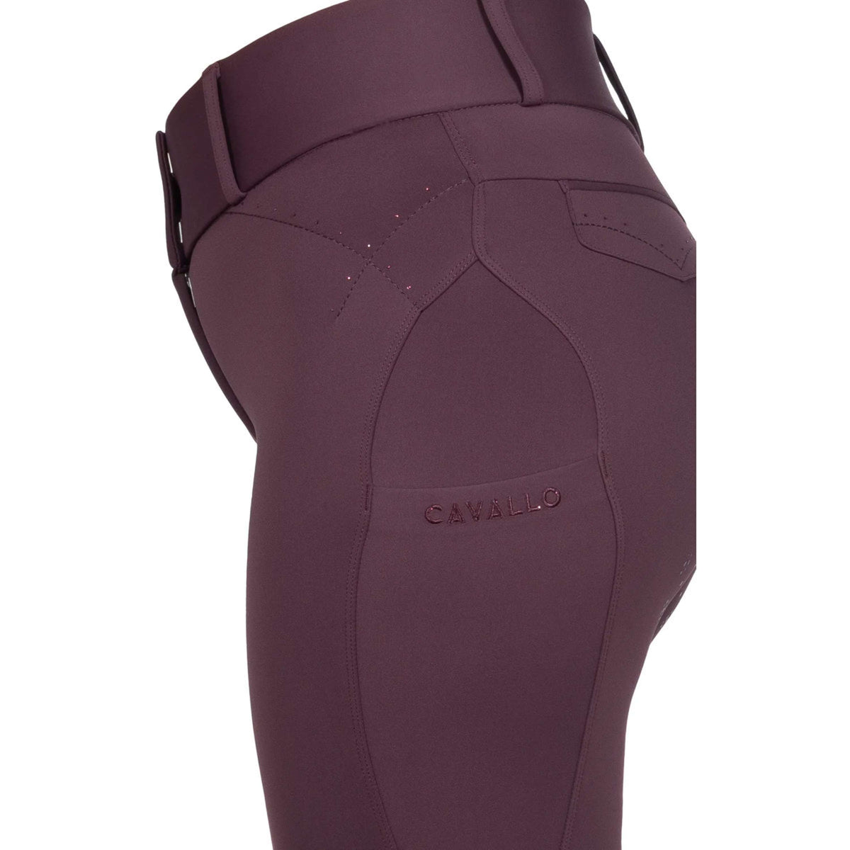 Cavallo Pantalon d'Équitation CavalCandera Grip Mobile Full Grip Dusty Plum