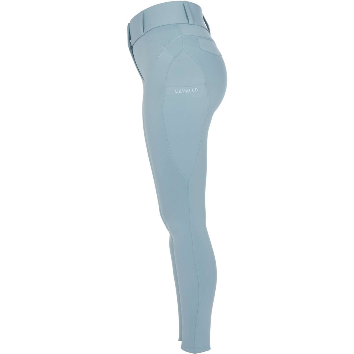 Cavallo Pantalon d'Équitation CavalCandera Grip Mobile Full Grip Soft Aqua