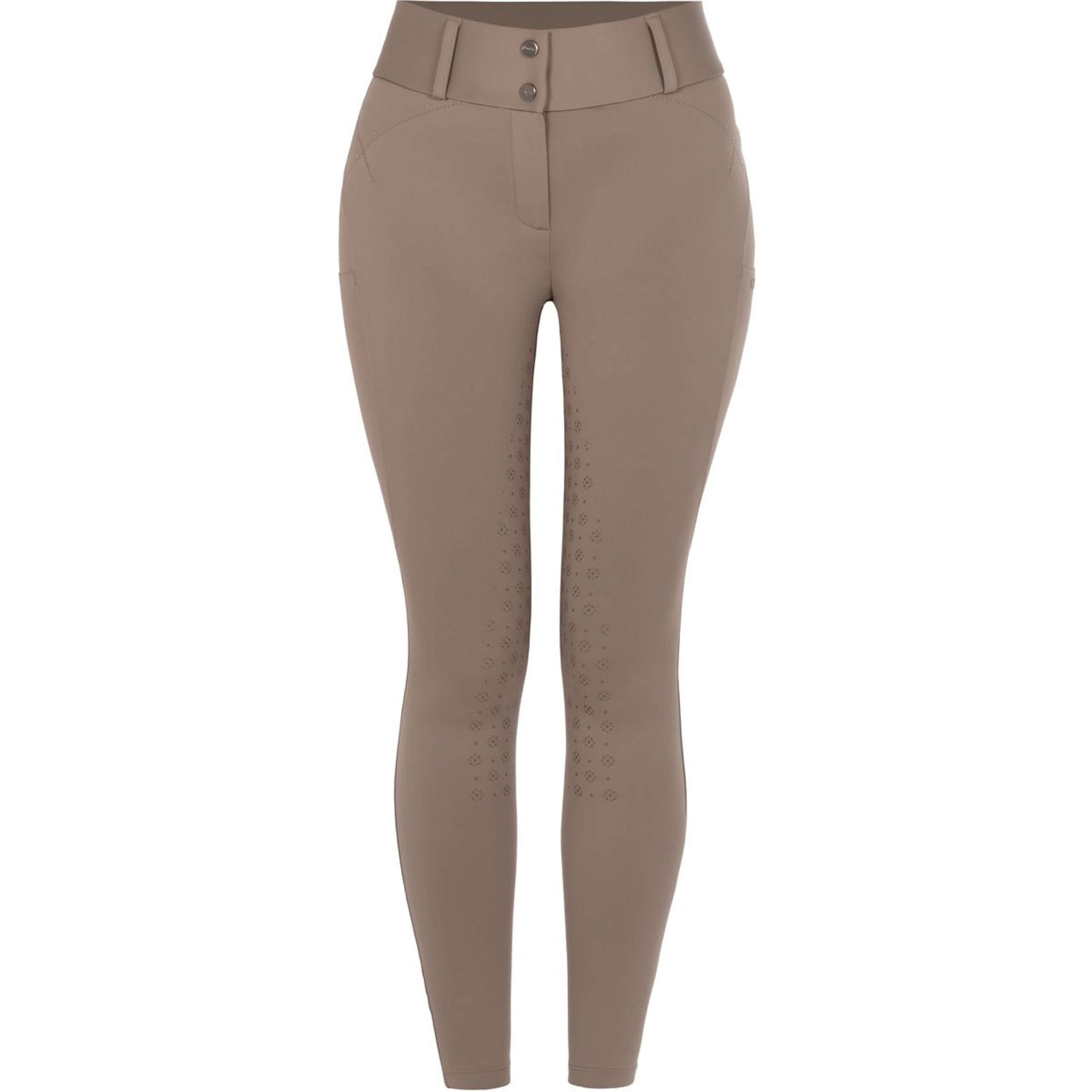 Cavallo Pantalon d'Équitation CavalCandera Grip Mobile Full Grip Mocha Latte