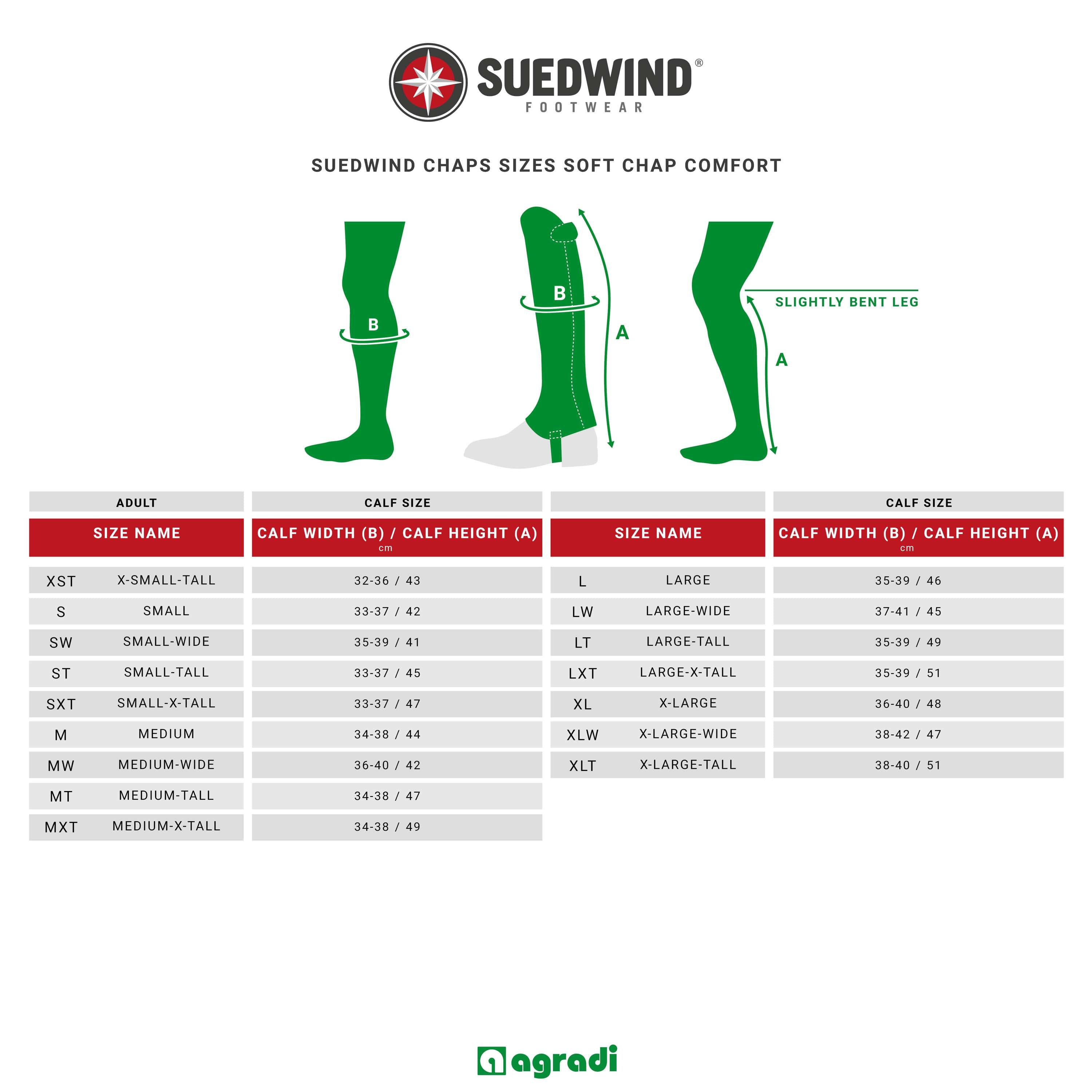 Suedwind Chaps Comfort Soft Back Zip Noir