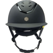 Charles Owen Bombe Kylo visiére large MIPS Black Matte/Black Gloss