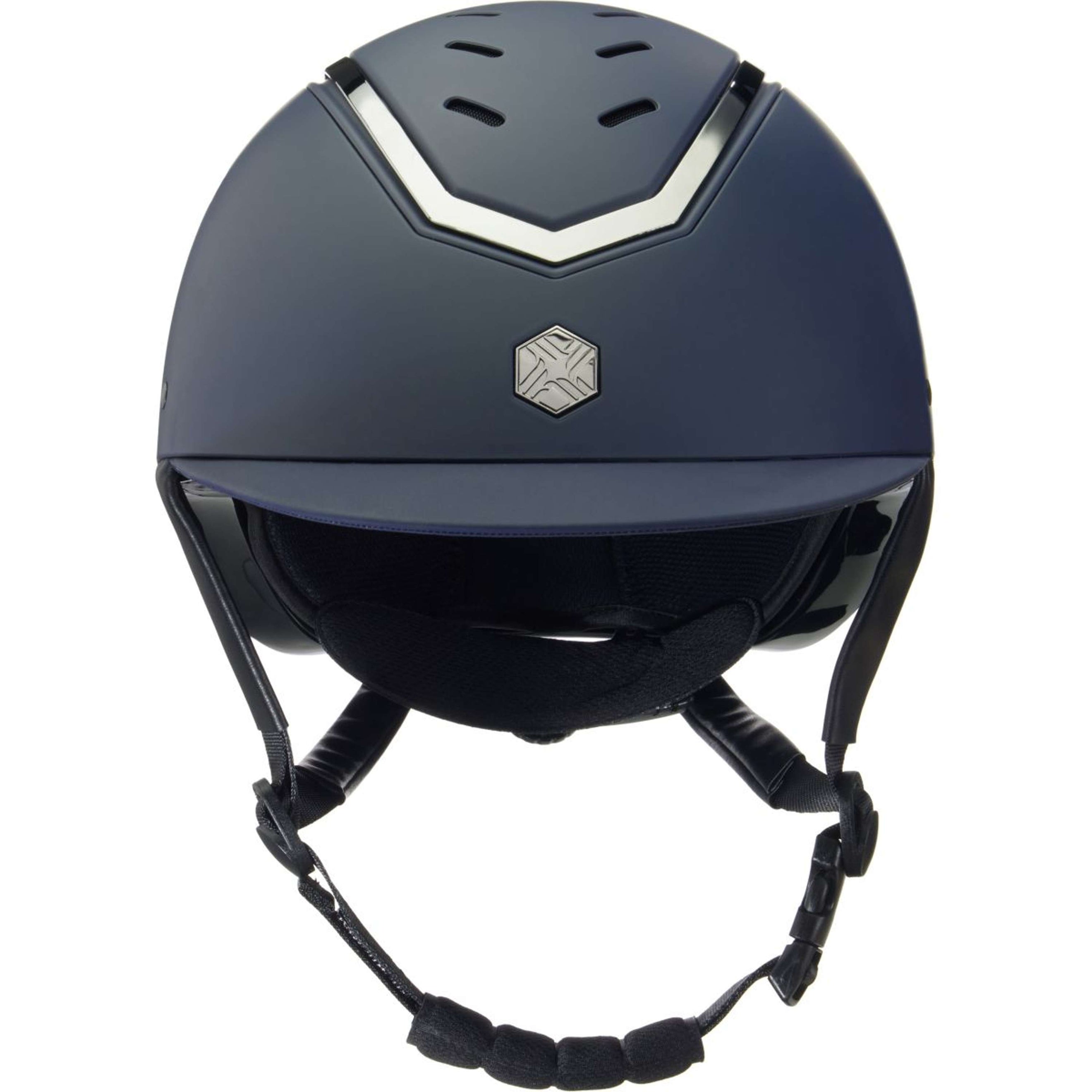 Charles Owen Bombe Kylo Navy Matte/Pewter Charles Owen Bombe Kylo Navy Matte/Pewter