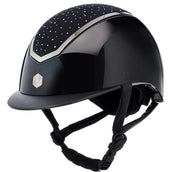 Charles Owen Bombe Kylo Crystal Black Gloss/Chrome
