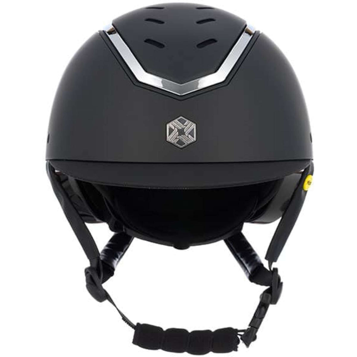 Charles Owen Bombe Kylo Black Matte/Silver