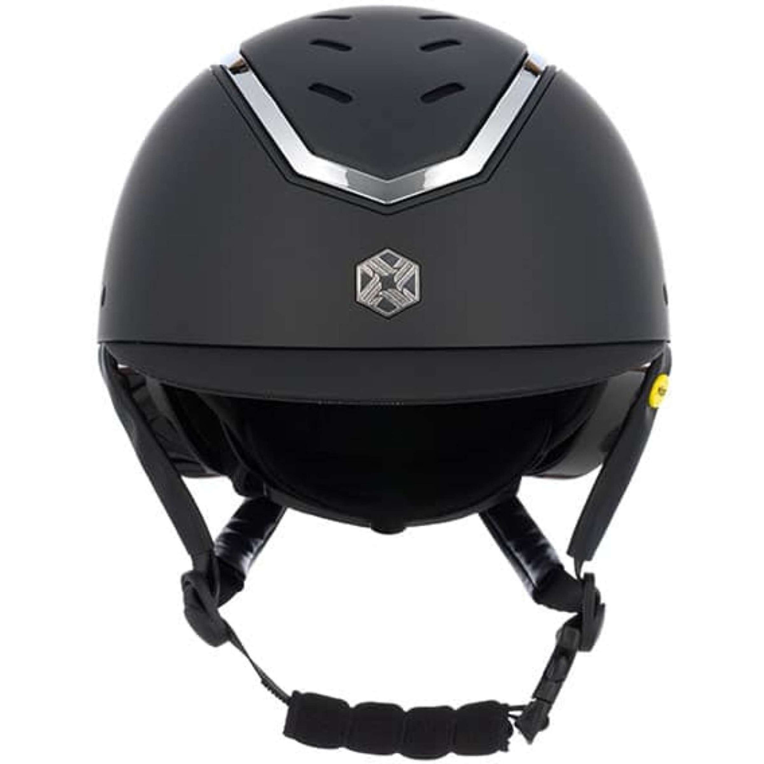 Charles Owen Bombe Kylo Black Matte/Silver Charles Owen Bombe Kylo Black Matte/Silver