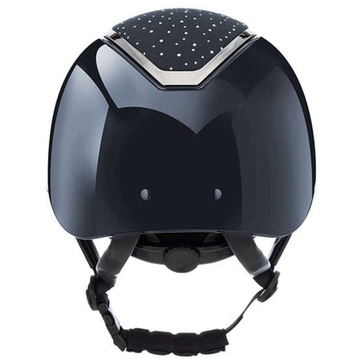 Charles Owen Bombe Kylo Crystal Navy Gloss/Silver