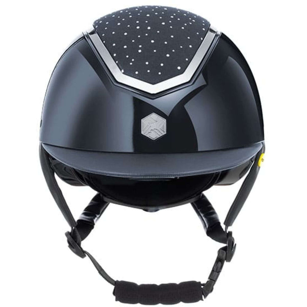 Charles Owen Bombe Kylo Crystal MIPS Navy Gloss/Silver