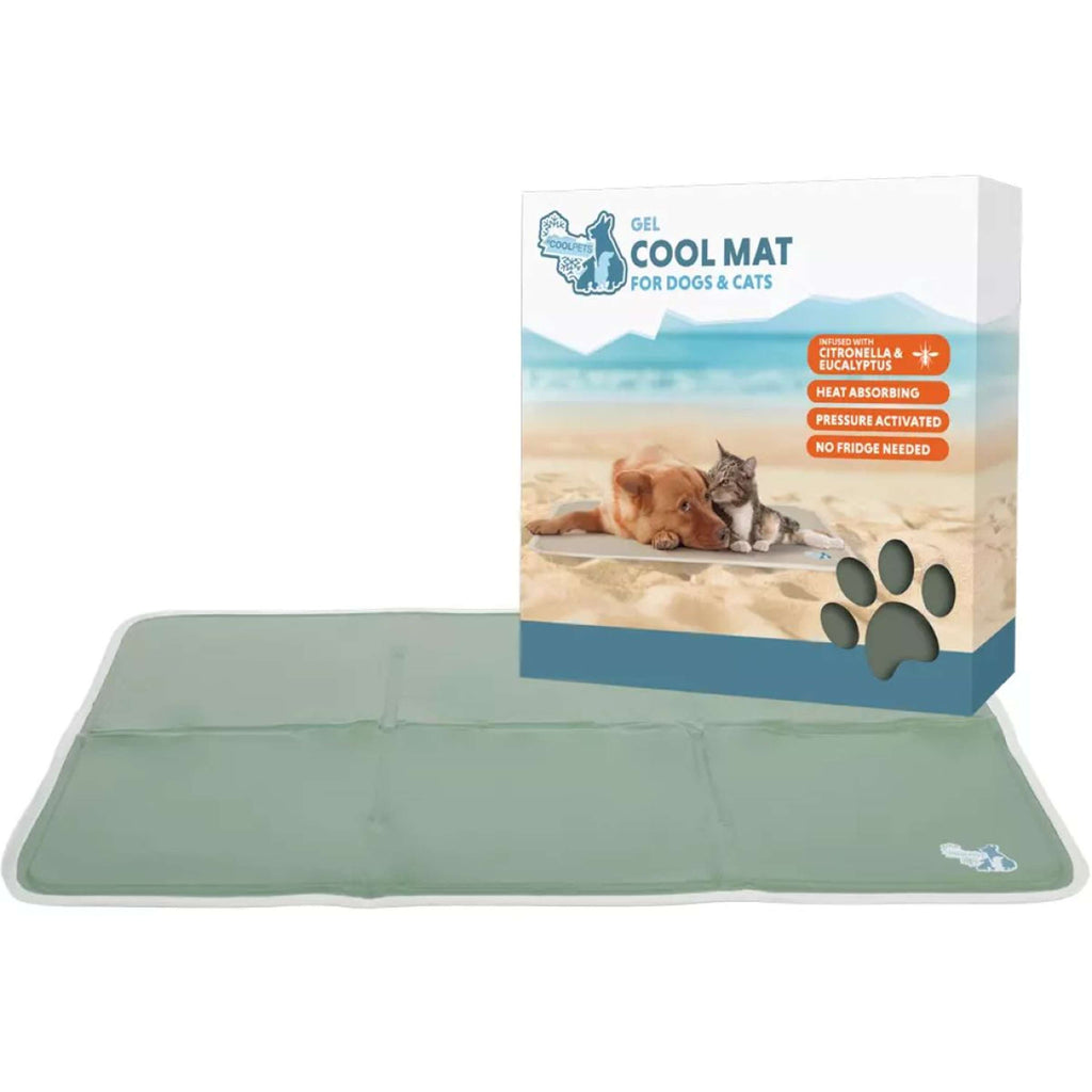 CoolPets Tapis Refraîchissant Gel Olive