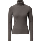 Covalliero Active Shirt Turtleneck AW26 Milky Chocolate