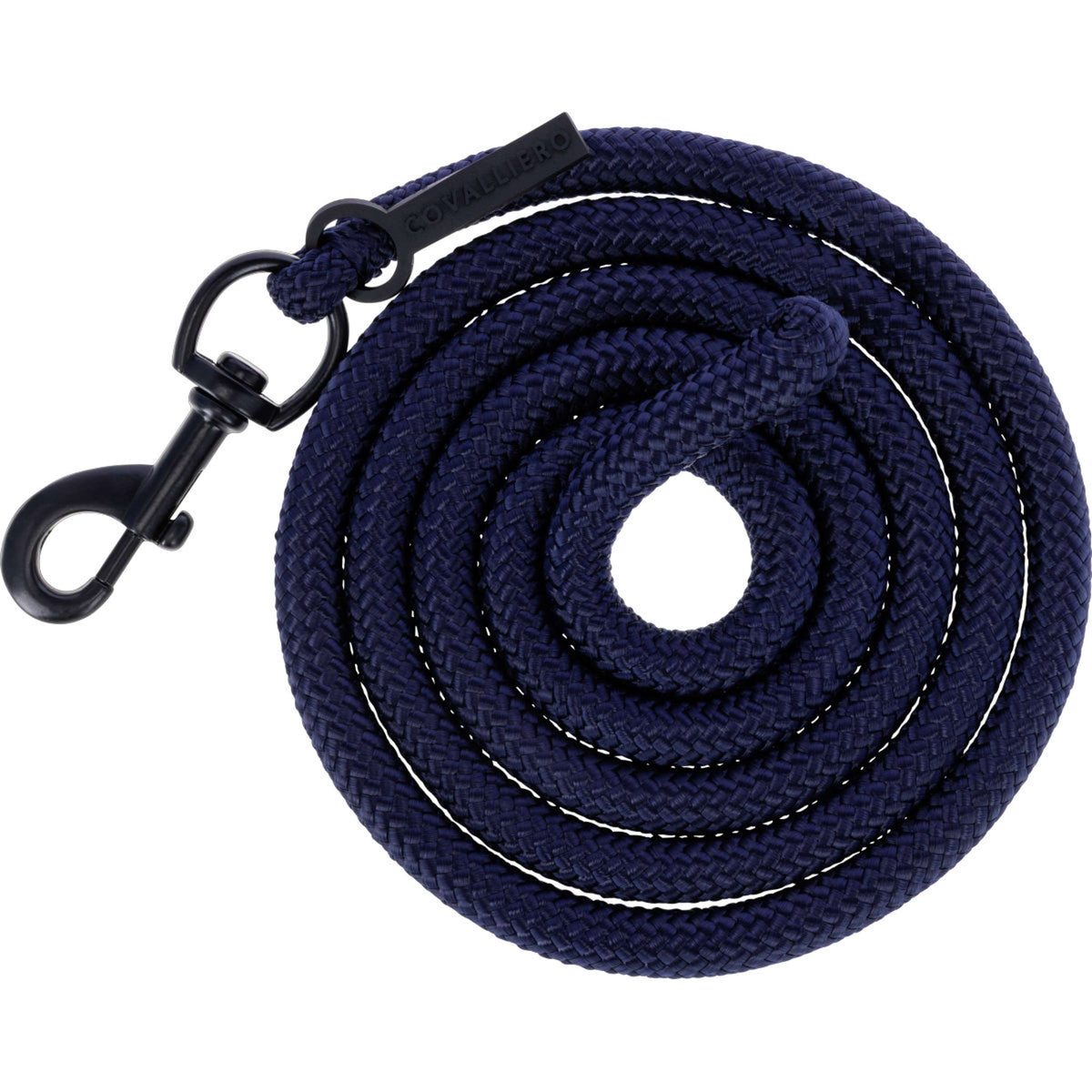 Covalliero Corde pour Licol AW26 avec Mousqueton Marin foncé
