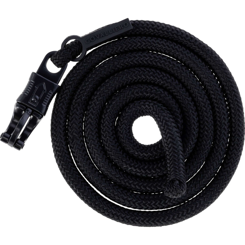 Covalliero Corde pour Licol AW26 avec Crochet Panique Noir