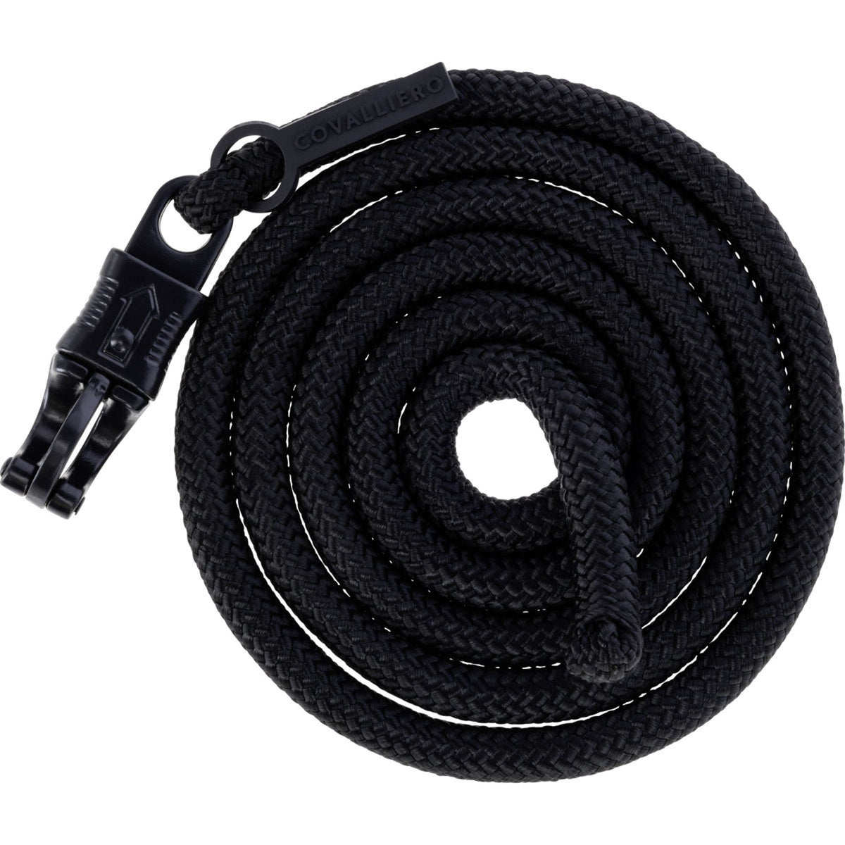 Covalliero Corde pour Licol AW26 avec Crochet Panique Noir