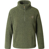 Covalliero Pull Teddy AW26 Forest Green