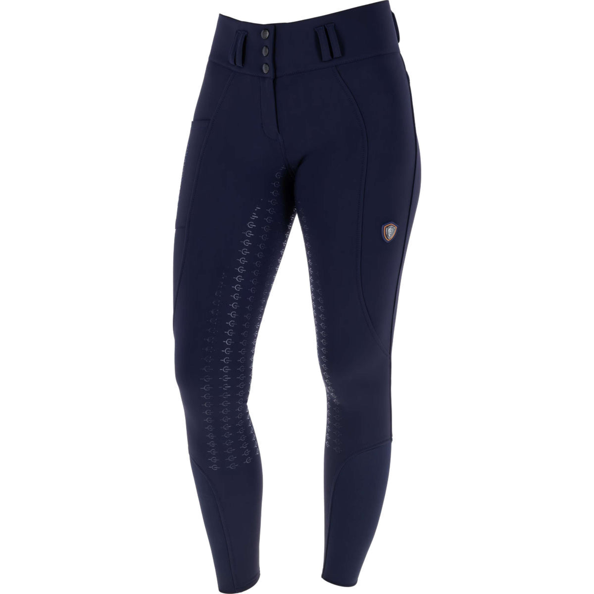 Covalliero Pantalon d'Équitation Hight Waist Full Grip AW26 Marin foncé