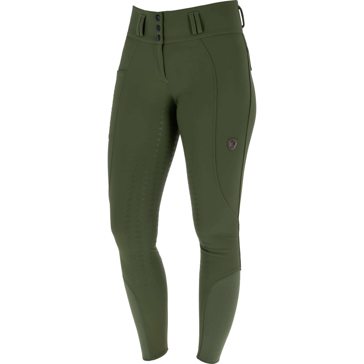 Covalliero Pantalon d'Équitation Hight Waist Full Grip AW26 Forest Green